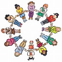 circle of children 
